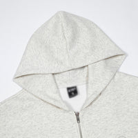 Two-way Zipper Solid Color Hooded Sweater