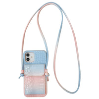 Gradient Diagonal Card Package Mobile Phone Case
