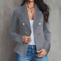 Double-breasted Elegant Blazer For Women