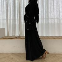 European And American Fashion Multi Layered Flare Sleeve Dress