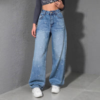 Women's High Waist Loose Jeans