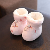 Baby Cotton Shoes Fleece-lined Thick Soft Soled Warm