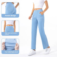 Cargo Jeans Women's Retro High Waist Straight Wide Leg