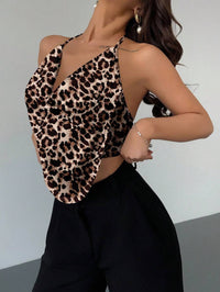 Women's Y2K Halter Neck V-Neck Backless Camisole