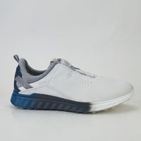 Men's Sports Casual White Leather Waterproof Anti-Slip Sneakers