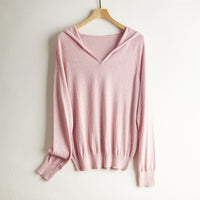 Pure Wool Skin-friendly Front Line Ready-made Garments Hooded Sweater