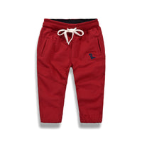 Children's Little Dinosaur Lace-up Sweatpants