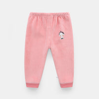 Autumn And Winter Children Warm Boys With Fleece Girls Leggings