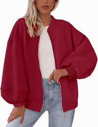 Women's Short Cardigan Solid Color Hoodie Coat