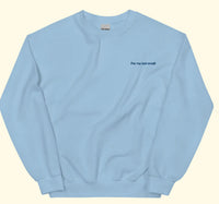 European And American E-mail Printed Round Neck Pullover