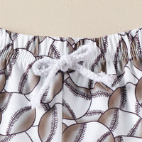 Infant Toddler Letter Print Short-sleeve Two-piece Set