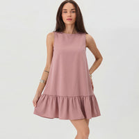 Fashionable Sleeveless Dress 2026 Summer A-Line Skirt
