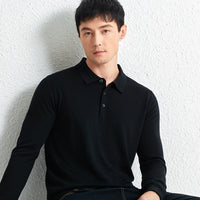 Machine Washable Fine Pure Wool Knit Sweater