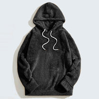 Autumn And Winter Thickening Double-sided Velvet Casual Loose Long-sleeved Hooded Sweater