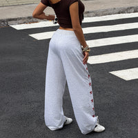 Simple Versatile Straight-leg Trousers For Women
