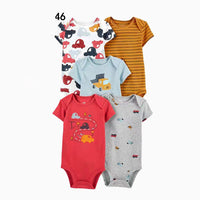 Five Piece Baby Short Sleeve One Piece Suit