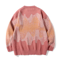 Street Fashion Retro Casual Long Sleeve Pullover Sweater