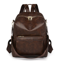 Korean-style Soft PU Large-Capacity Versatile SpringSummer New Arrival Womens Travel Backpack