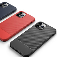 Carbon Fiber Protective Cover Is Suitable For Mobile Phone Case Anti-fall Splicing