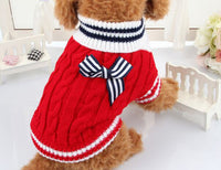 Dog Clothes Teddy Law Fighting Sweater Autumn And Winter Clothes Pug Knit Sweater
