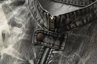 Men's Trendy Printed Stand Collar Coat Jacket