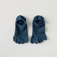 Men's Cotton Deodorant And Sweat-absorbing Breathable Five Toe Socks