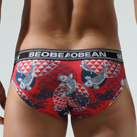 Goldfish Printed Men's Ice Silk Underwear