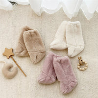 Baby Foot Covers Thickened Warm Shoe Covers Foot Protectors Baby Winter Sock Covers