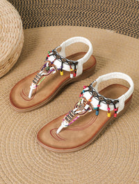 Bohemian Ethnic Style Flat Sandals Pendant Flip-flops