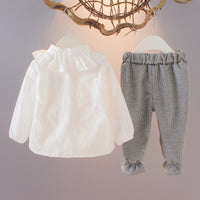 Female baby long sleeve suit