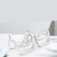 Double bowl protection cervical vertebra dog bowl
