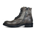 All-Match Low-Heel Square Heel Lace-Up Men's Boots