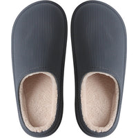 Women's platform outdoor cotton slippers