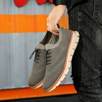 Summer New Dad Shoes British Style Trendy Running Breathable Mesh Surface Shoes