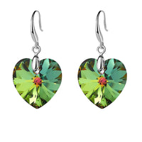 Fashionable Heart Of The Ocean Crystal Glass Earrings