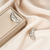 Premium Fashion Irregular Earrings, High-End Unique Niche Design, Stainless Steel Earrings Jewelry For Women