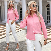 Womens SpringAutumn New Style Casual Long-Sleeve Shirt Womens Top