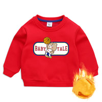 Children's Sweater Plus Velvet Padded Boy Top