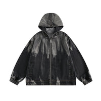 Hooded Washed Do The Old Cowboy Coat For Women Men Spring And Autumn