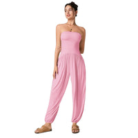 Summer Solid-color Casual Jumpsuit