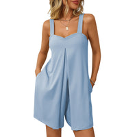 European And American Women's Outdoor Suspender Overalls