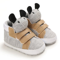 Soft Sole Cartoon Middle Top Toddler Shoes