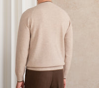 Autumn And Winter Warm 100 Wool Slim Fit Pullover Round Neck Knitted Sweater