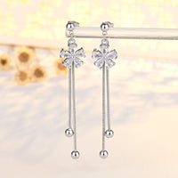 Long Fringe Earrings Women's Face Slimming