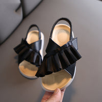 Korean lotus leaf sandals for girls