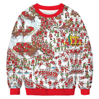 Chunky-knit Crewneck Sweater In A Thick, Heavyweight Fabricno Hood