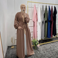 A Large Number Of Spot Goods Loriya Amazon Lace-up Cardigan, Summer European And American Dubai Elegant Dress SW