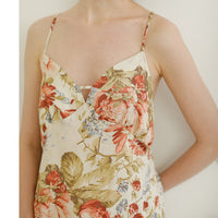 Women's open-back split nightdress