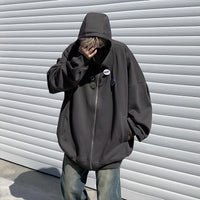 Hooded Sweater Men's Spring American Preppy Style Coat