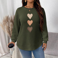New Arrival Printed Crewneck Long-sleeve Winter Top